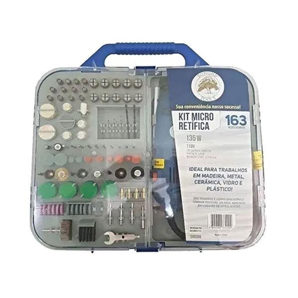 Imagem de Kit Micro Retifica com Maleta 163 Pçs 250W 220V Songhe Tools