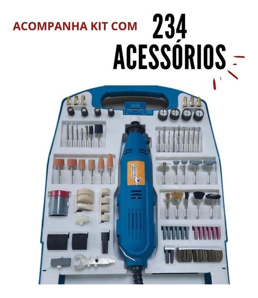 Imagem de Kit Micro Retífica Importway 234 Acessórios Iwkmr234