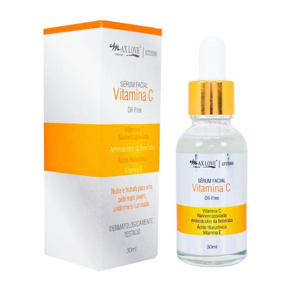 Imagem de Kit Microagulhamento: Dermaroller Profissional + Sérum Facial de Vitamina C Oil-Free (30ml) Maxlove