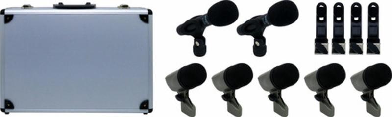 Imagem de Kit Microfone Bateria Com 7 Microfones E Case Sxds7 Csr