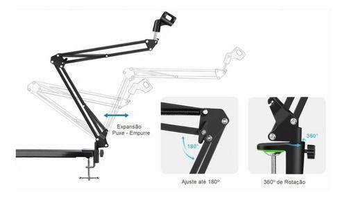 Imagem de Kit Microfone Condensador Bm800 Plus Waver