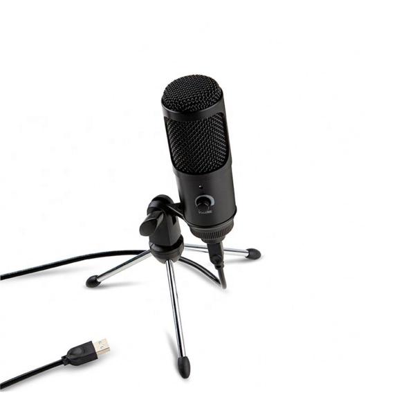 Imagem de Kit microfone condensador usb soundvoice lite kit soundcasting-1200 c tripe e cabo