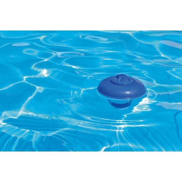 Imagem de Kit Mini Flutuador Clorador Mor + 2 Pastilhas de Cloro 200g para Piscinas