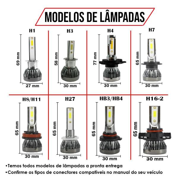 Imagem de Kit Mini Led Fiat Cronos 2016 A 2022 22000Lm 6500K Milha