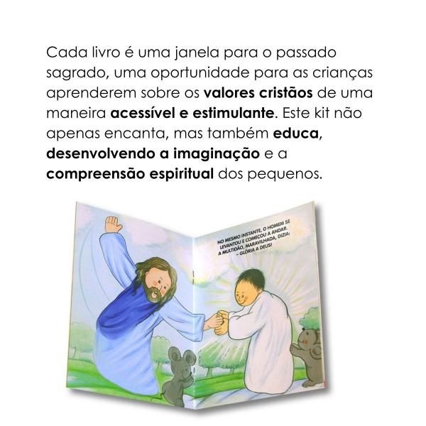 Imagem de Kit Mini Livros C/ 25un Clássicos Histórias Bíblicas Bíblia Ilustrações Cativantes Montessori Lúdico