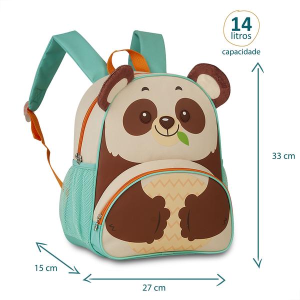 Imagem de Kit Mini Mochila Costas Lancheira Térmica Infantil Clio Pets