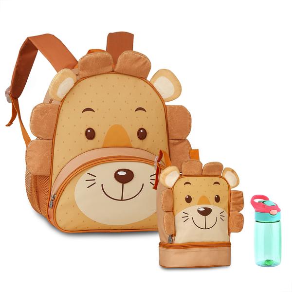 Imagem de Kit Mini Mochila Costas Lancheira Térmica Infantil Clio Pets