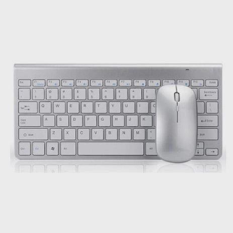 Imagem de Kit Mini Teclado E Mouse Sem Fio Wireless Bluetooth Compacto KA-685