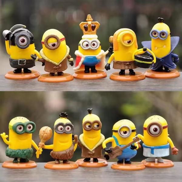 Imagem de Kit Minions 10 Bonecos Meu Malvado Favorito