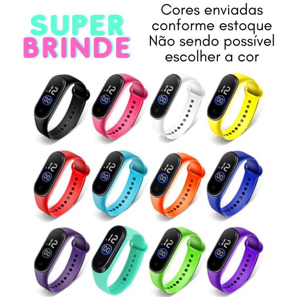 Imagem de Kit Missangas Infantil Montar Pulseiras 1700 Peças Coloridas