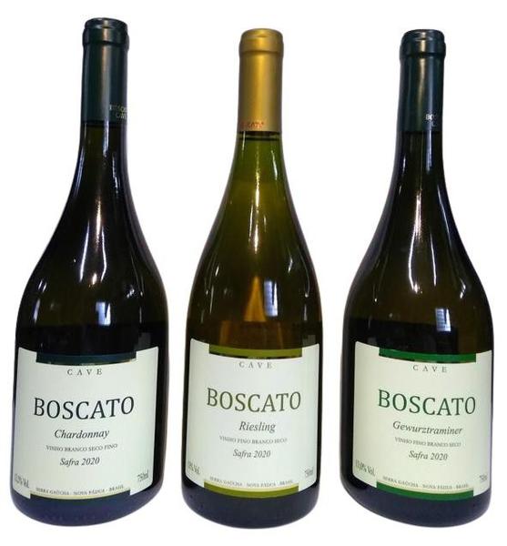 Imagem de Kit Misto De Vinhos Brancos Boscato Cave - 3 Garrafas