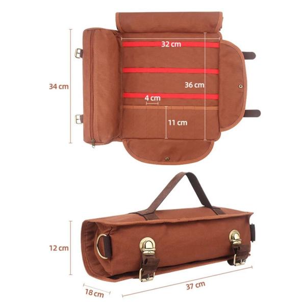Kit Mixologia Bartender Coqueteleira Bolsa Lona 22pcs Vtg 1 - NilosDecor Imagem de Kit Mixologia Bartender Coqueteleira Bolsa Lona 22pcs Vtg 1