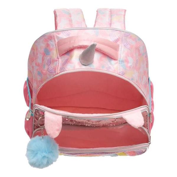 Imagem de Kit Mochila 998AN04 e Lancheira Escolar Infantil Pack Sweet Panda Verde - Pacific