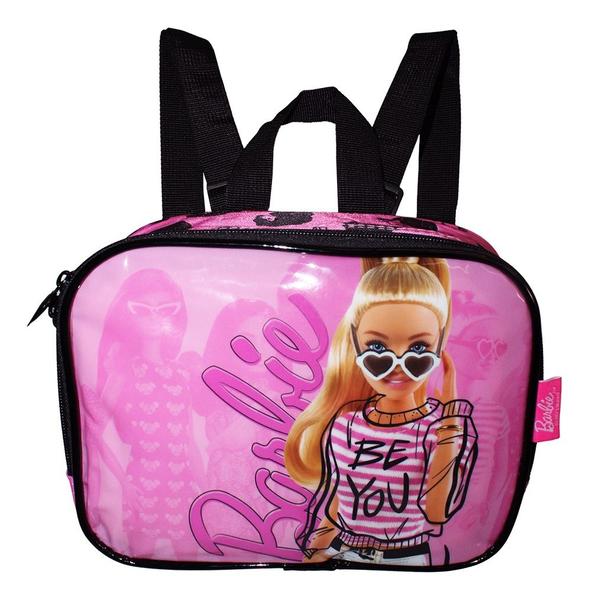 Imagem de Kit Mochila Barbie Filme Meninas Infantil Rodinhas Escolar 