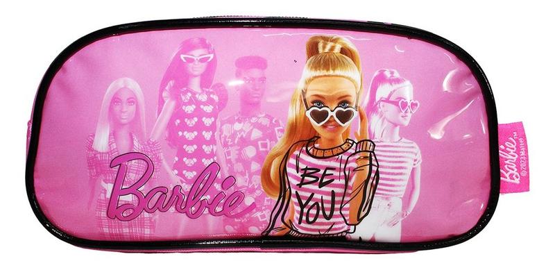 Imagem de Kit Mochila Barbie Filme Meninas Infantil Rodinhas Escolar 