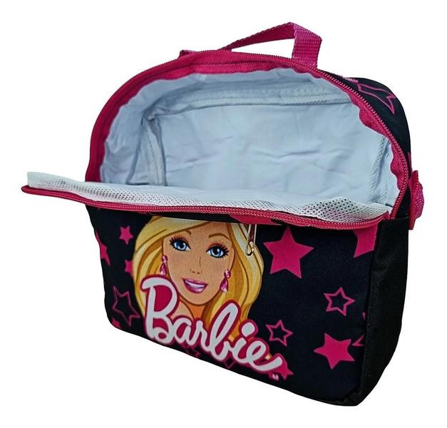 Imagem de Kit Mochila Barbie Infantil escolar juvenil feminina rodinhas lancheira e estojo