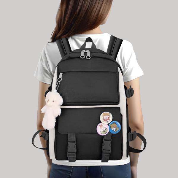 Imagem de Kit Mochila Bolsa Escolar Estojo Infantil Meninas Delicada