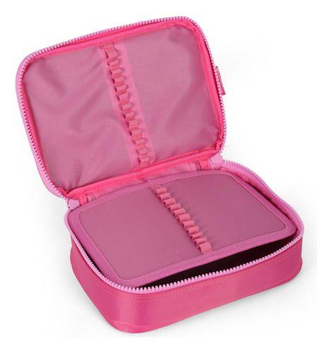 Imagem de Kit Mochila Carrinho 360 Haste Dupla Porta Notebook Barbie