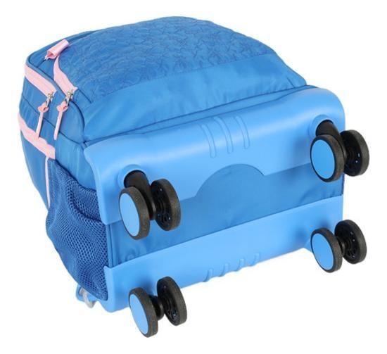 Imagem de Kit Mochila Carrinho 360 Haste Dupla Porta Notebook Stitch