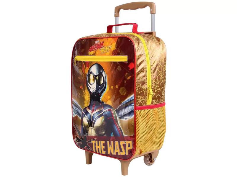 Imagem de Kit Mochila Carrinho Vespa Marvel + Lancheira + Estojo Dermiwil