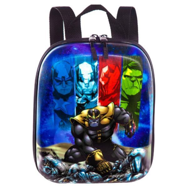 Imagem de Kit Mochila Carro Hulk Monster Trucks 3d Lancheira Escolar