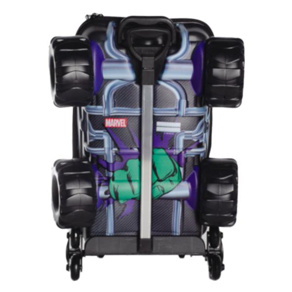 Imagem de Kit Mochila Carro Hulk Monster Trucks 3d Lancheira Escolar