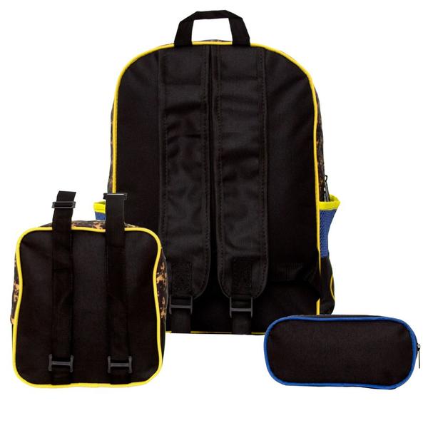 Imagem de Kit Mochila com Lancheira Infantil Aula Menino Batman