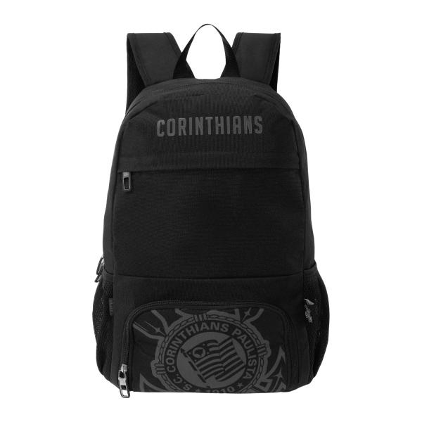 Imagem de Kit Mochila Corinthians Costas Escolar Oficial Estojo Duplo