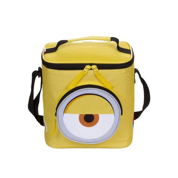 Imagem de Kit Mochila Costas Minions Estojo Triplo Lancheira Infantil