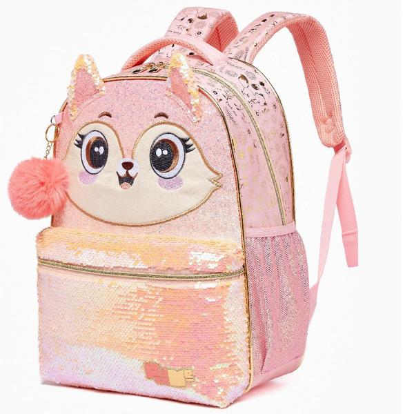 Imagem de Kit Mochila de Costas Infantil Pack Me Fox + Lancheira