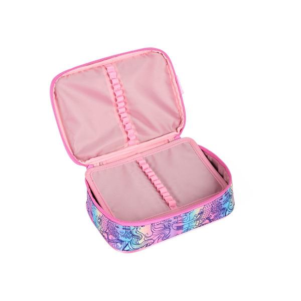 Imagem de Kit Mochila De Rodas Barbie Infantil Lancheira e Estojo Box