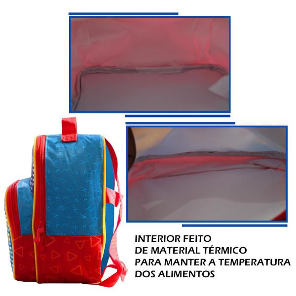 Imagem de Kit Mochila De Rodas + Estojo Infantil E Lancheira Bolofofos