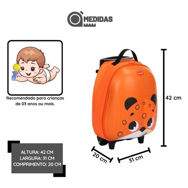 Imagem de Kit Mochila De Rodinha Com Lancheira Tiny Love Safari Jaguar