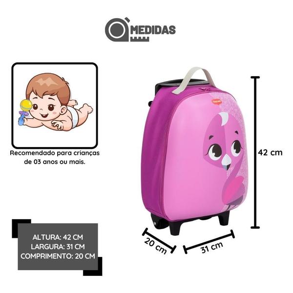 Imagem de Kit Mochila De Rodinha E Lancheira Tiny Love Safari Flamingo