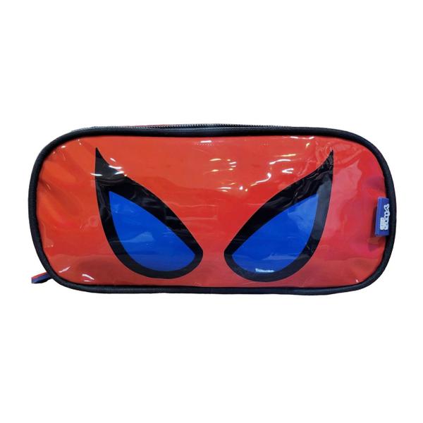 Imagem de Kit Mochila De Rodinha Lancheira e Estojo Infantil PVC 3D Spider Yins Kids YS42239