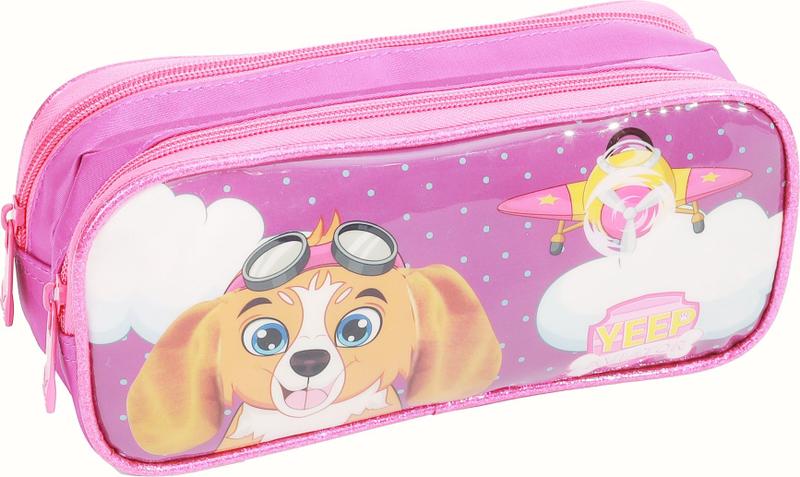 Imagem de Kit Mochila de Rodinha Lancheira Estojo Patrulha Canina Infantil MIF5331