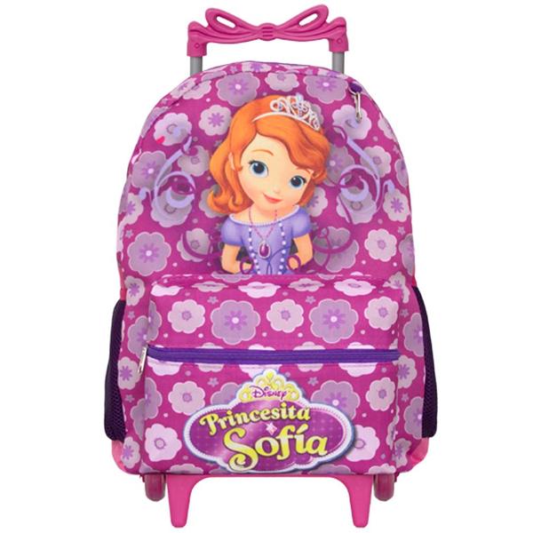 Imagem de Kit Mochila de Rodinha Menina Princesa Sofia Roxa Lançamento