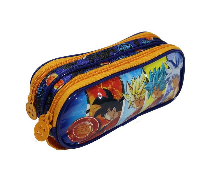 Imagem de Kit Mochila Dragon Ball Z Goku Original Costas Infantil Masculina Lancheira