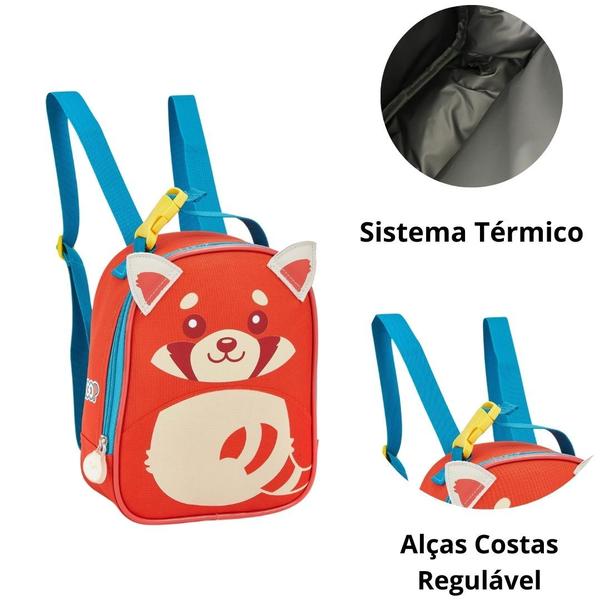 Imagem de Kit Mochila e Lancheira Creche Infantil Zoop