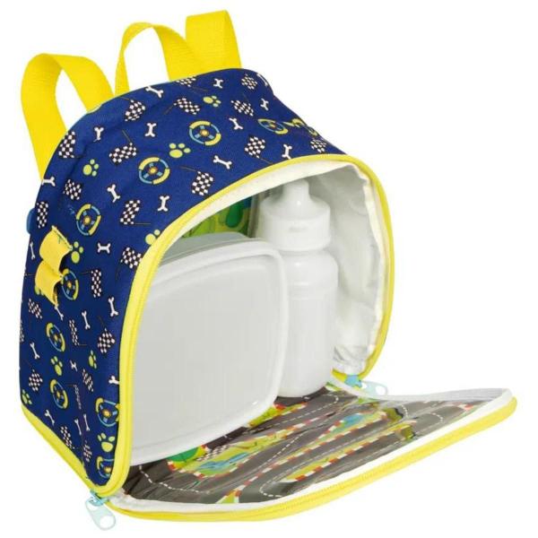 Imagem de Kit Mochila Escolar De Alças E Lancheira Infantil Masculina Azul Spike Sestini