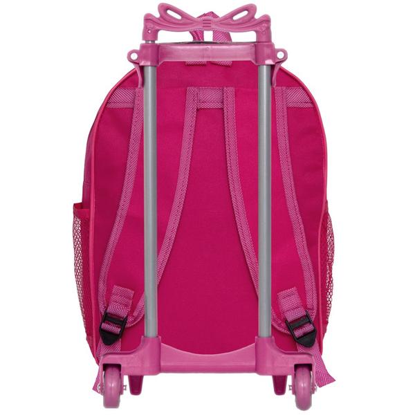 Imagem de Kit Mochila Escolar Infantil Barbie De Rodinha