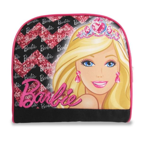 Imagem de Kit Mochila Escolar Infantil de Costas Tam G Barbie - Lancheira e Estojo