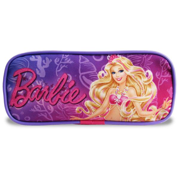 Imagem de Kit Mochila Escolar Infantil de Costas Tam G Barbie Sereia