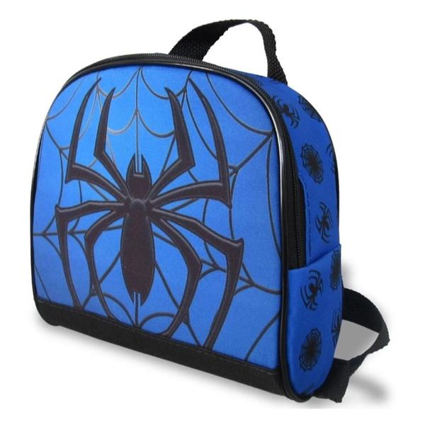 Imagem de Kit Mochila Escolar Infantil De Costas Tam G Spider