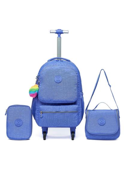 Imagem de Kit Mochila Escolar Infantil Estojo Lancheira Térmica Reforçada