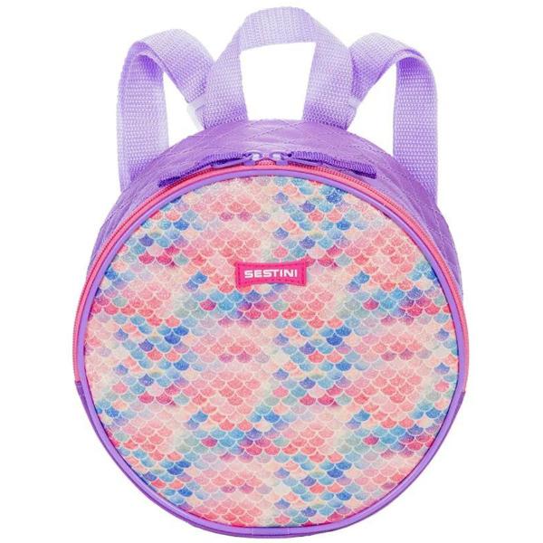 Imagem de Kit Mochila Escolar Infantil Grande E Lancheira M Plus Sereia 2