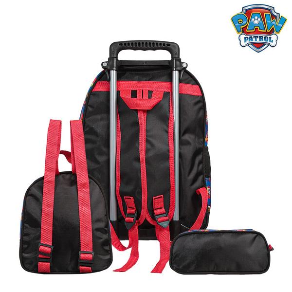 Kit Mochila Escolar Infantil Patrulha Canina Azul de Rodinha - TOYS 2U Imagem de Kit Mochila Escolar Infantil Patrulha Canina Azul de Rodinha
