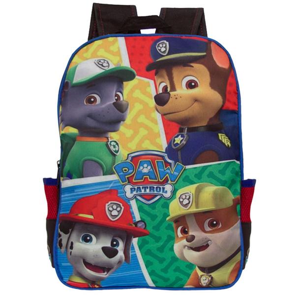 Imagem de Kit Mochila Escolar Infantil Patrulha Canina de Costas