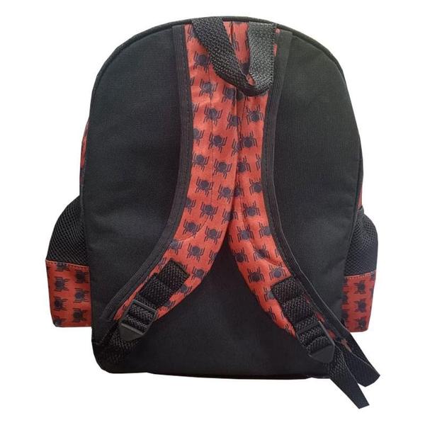 Imagem de Kit Mochila Escolar Infantil Spider Man e Garrafa de Água 97826 400ml Preta - ABCD