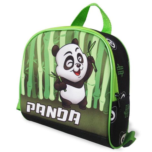 Imagem de Kit Mochila Escolar Infantil Tam G de Rodinhas Panda - Vou Leve